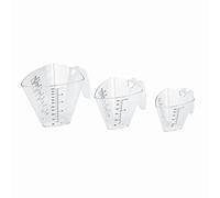 Lacor 67131 - Juego De 3 Jarras Medidpras Triangulares de plástico