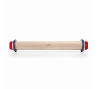 Lacor Rodillo Amasar 67142 con anillas Madera de haya 38 cm Uso Profesional