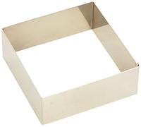 Lacor 68411 - Molde Aro cuadrado 10x10 cms. Acero Inoxidable - Repostería | En acero inoxidable, repostería con desmoldado fácil; ideal para cocina profesional y uso diario en casa, versátil y duradero