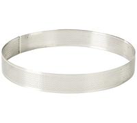 LACOR - 68554 - Molde Aro Redondo Perforado 24x3,5cm INOX.