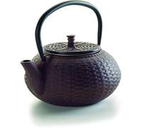 LACOR 68668 - Tetera De Hierro Fundido 0, 8Litros - Negro - Uso Profesional