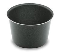 LACOR 68808 - Set 4 flaneros, Aluminio Antiadherente, 8 cm, Negro