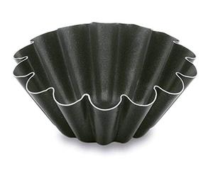 LACOR - 68810 - Flanero Rizado Aluminio Antiadherente 10 cm - Negro