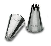 Lacor 68932 - Pack 6 Boquilla Estrella Acero Inoxidable 12cm - Cocina