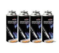 Lacor 68947 - Set de 4 Cartuchos de Gas (LPG), Universal, 220 g / 420 ml
