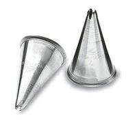 Lacor 68948 - Pack 6 Boquillas Rosa Acero Inoxidable 8cm - Menaje de Cocina