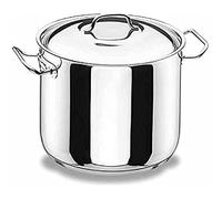 LACOR - 72129 - Olla Super Alta con Tapa Profesional 28 cm INOX