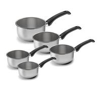 Lacor 85003 - Lote 5 cazos Estudio de 12-14-16-18-20 Acero Inoxidable