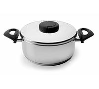 LACOR 85020 - Cacerola con Tapa Estudio 20 Acero Inoxidable - Profesional