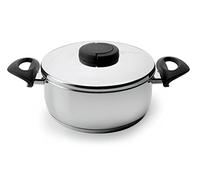 LACOR 85028 - Cacerola con Tapa Estudio 26 Acero Inoxidable - Profesional
