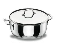 LACOR - 90028 - Cacerola con Tapa 28 Gourmet INOX