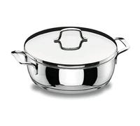 LACOR 90628 - Tartera con Tapa Gourmet 28cm Acero Inoxidable - Profesional