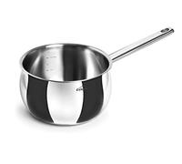 Lacor - Cazo recto Belly [ Nuevo diseño ], Acero Inoxidable 18/10, Ø 16 cm, 1'60 litros