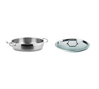 Lacor Eco Chef - Inox Chef Paellera + Tapa de Inox, 28 cm