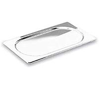 Lacor GN 67904Z - Tapa para Cubetas 1/4 de Lacor sin asa, Acero Inoxidable