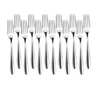 Lacor - JAY - 11086002 - Pack de 12 Tenedores de Mesa, Colección Ébano