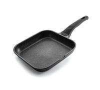 Lacor Sartén Plancha Asador Liso Eco Piedra de 24x24 cm - Color Negro