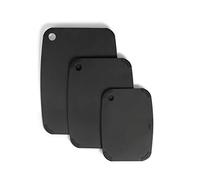 LACOR Tabla Corte, Fibra Madera Silicona, Negro, Mediano (60581)