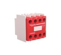 LADN22S TeSys Deca Contacto auxiliar 2Z 2R frontal rojo