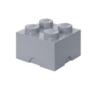 Room Copenhagen Ladrillo de almacenaje LEGO Storage Brick 4, 4 espigas, 5,7 l, gris piedra medio
