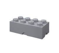 Room Copenhagen Ladrillo de almacenamiento LEGO Storage Brick 8 - 12 l apilable gris piedra