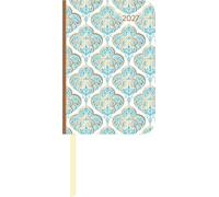 Lady Journal Mini Oriental 2027: Taschenkalender 8x11,5 cm - Wochenplaner mit 4-sprachigem Kalendarium, Leseband, Monatsübersicht & Notizbereich, ideal für unterwegs