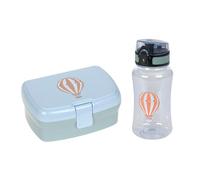 Lässig Set de fiambrera y botella para beber - Set de almuerzo con fiambrera y botella para beber (460 ml)/Tiny Drivers Balloon