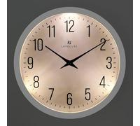 Lafocuse 30cm Blanco Reloj de Pared con Luz Nocturna, Silencioso Luminoso Reloj Pared Fácil de Leer Modernos Decoracion para Salon Cocina Dormitorio Oficina