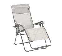 Lafuma MOBILIER - Tumbona de jardín XL de gravedad cero XL - Gris Galet LFM3116_9714-5 años de garantía