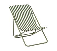Lafuma Silla para tomar el sol Maxi Transat Rayures Musgo