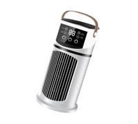 Lagomloot Aire acondicionado portátil para mini unidad de aire acondicionado con modo turbo y giro automático, ventilador de escritorio de enfriamiento rápido para dormitorio, oficina, estudio, 27 cm