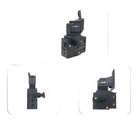 Lagomloot Interruptor de taladro de repuesto para Black and Decker, control de bloqueo de marcha atrás hacia adelante, mandril de 10 mm, construcción de plástico y metal para herramientas eléctricas
