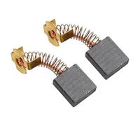 Lagomloot Juego de 2 cepillos de carbono para 0QQT OQQT, compatible con sierra de corte de mesa ingletadora, parte 83990291A1, repuesto de reparación de motor con resortes