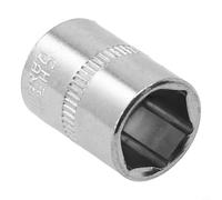 Lagomloot Juego de llaves hexagonales métricas de 4 a 14 mm, acero al cromo vanadio para llave de carraca, alto par de torsión, trabajo en coche, 25 mm de longitud (13 mm)