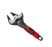 Lagomloot Llave ajustable de acero al carbono resistente para apretar tuberías y accesorios en baños, apertura de mandíbula de 29 mm