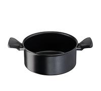 Lagostina Cacerola Fonda antiadherente de aluminio 100% reciclado, diámetro de 20 cm, olla de inducción de gas y horno, indicador de cocción Thermosignal, revestimiento antiarañazos y mango ergonómico