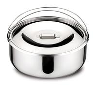 Lagostina Cesta para cocción al vapor para olla a presión con tapa, acero inoxidable, 7 L, 1 unidad