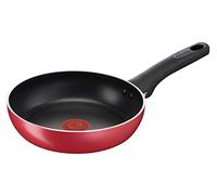 Lagostina Cucina Mediterranea - Sartén para inducción (20 cm de diámetro, aluminio antiadherente, con indicador de cocción Thermo-Signal), color rojo