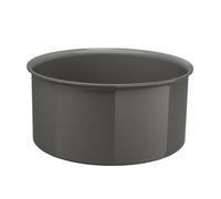 Lagostina Ingenio Vivissima - Cacerola honda de cerámica antiadherente, 18 cm, se puede utilizar con mango extraíble, 100% aluminio reciclado con Thermo-Signal para todas las fuentes de calor, incluso