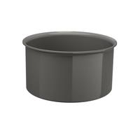 Lagostina Ingenio Vivissima - Cacerola honda de cerámica antiadherente de 16 cm con mango extraíble, 100% aluminio reciclado con tecnología Thermo-Signal para todas las fuentes de calor, incluida