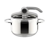 Lagostina Olla a Presión Inox 5 L DELIZIOSA LAGOEASY UP Cromo Brillo