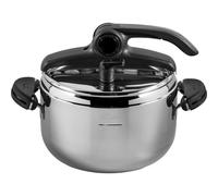 Lagostina Olla a presión Mia Lagoeasy'UP 5 L Acero 18/10 22 cm Inducción/Gas Apertura fácil