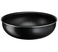 Lagostina Sartén de aluminio antiadherente Ingenio Essential Plus Wok Ø 28 cm para gas y horno, con pantalla de cocción con señal térmica, utilizable con asa extraíble