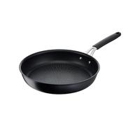 Lagostina Tempra, Sartén de 20 cm con revestimiento antiadherente de titanio antiarañazos y fondo de acero inoxidable, mango remachado de acero y silicona, para todas las fuentes de calor, incluida la