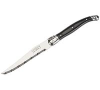 Laguiole Jean Dubost 11313 - Tabla de Madera y Cuchillo de Cortar salchichón