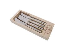 Laguiole Jean Dubost 4 Taladro de laguile STD mango de acero inoxidable COF ALV NAT