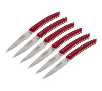 Laguiole jean dubost messer set 6 tlg., acrylic red (j06ta720a20357)