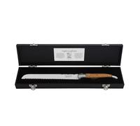 Laguiole Style de Vie Cuchillo de pan Luxury Line de madera de olivo