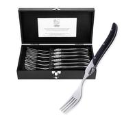 Laguiole Style de Vie Luxury Line - Tenedores (6 piezas, madera de Pakkah)