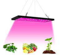 LAI HO 40W LED Grow Light, Lámpara De Cultivo De Espectro Completo con Diseño En Cadena De Margaritas, para Plantas De Interior Lámpara De Invernadero Luz LED De Crecimiento De Espectro Completo